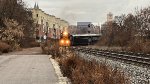 WE 7010 passes Exchange St. signals.